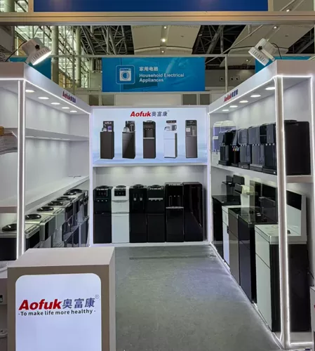 ​เครื่องทำน้ำบริสุทธิ์อัจฉริยะ สำรวจตลาดใหม่ในต่างประเทศ | Ningbo Aofukang เปิดตัวครั้งแรกในงานแคนตันแฟร์ครั้งที่ 140